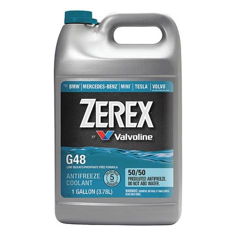 ZEREX <b>G48</b> is a premium grade <b>coolant</b> that employs hybrid technology of a mixture of inorganic and organic corrosion inhibitors to protect the <b>cooling</b> system from rust and corrosion. . G48 coolant specification